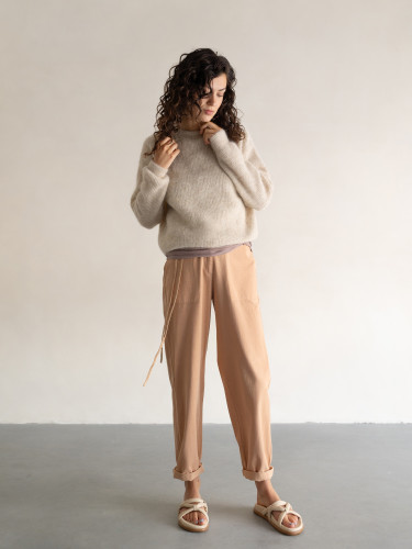 Two-way knit cardigan