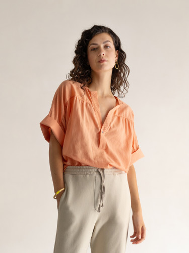 トップス Henley SUUKSESS Women Slim Crew Neck Going Out Button up Long