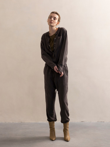 Lyocell woven jumpsuit