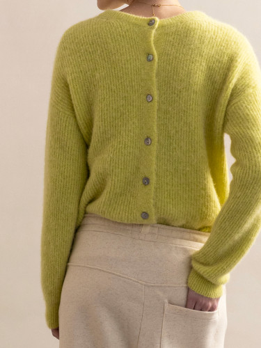 Two-way knit cardigan
