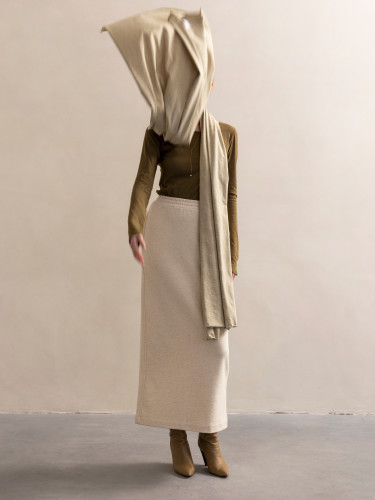 Jersey scarf stripes