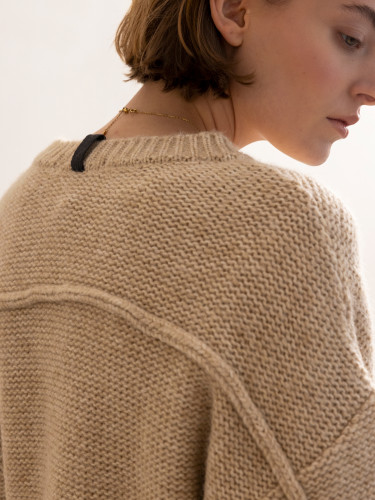 Recy-blend knit sweater