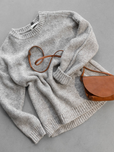 Recy-blend knit sweater