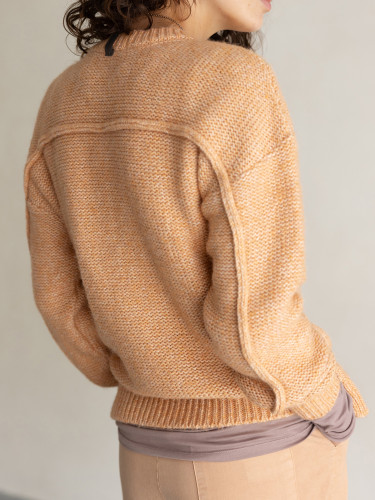 Recy-blend knit sweater