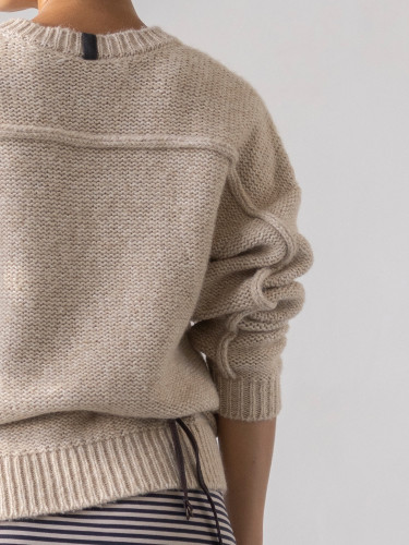 Recy-blend knit sweater