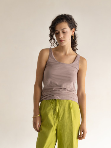 Fine jersey tank top