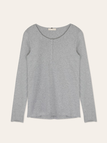Henley longsleeves melange