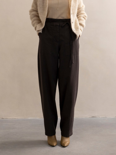 Wide woven pants